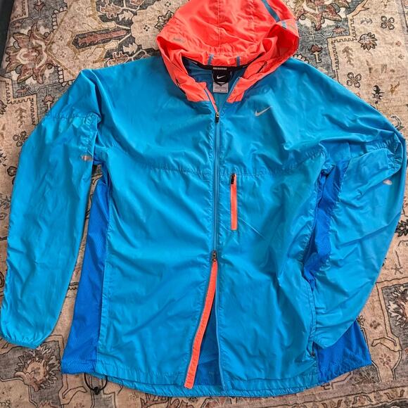 Nike Running Super Lightweight Athletic Running Zip Up Jacket Size Large - Picture 2 of 11